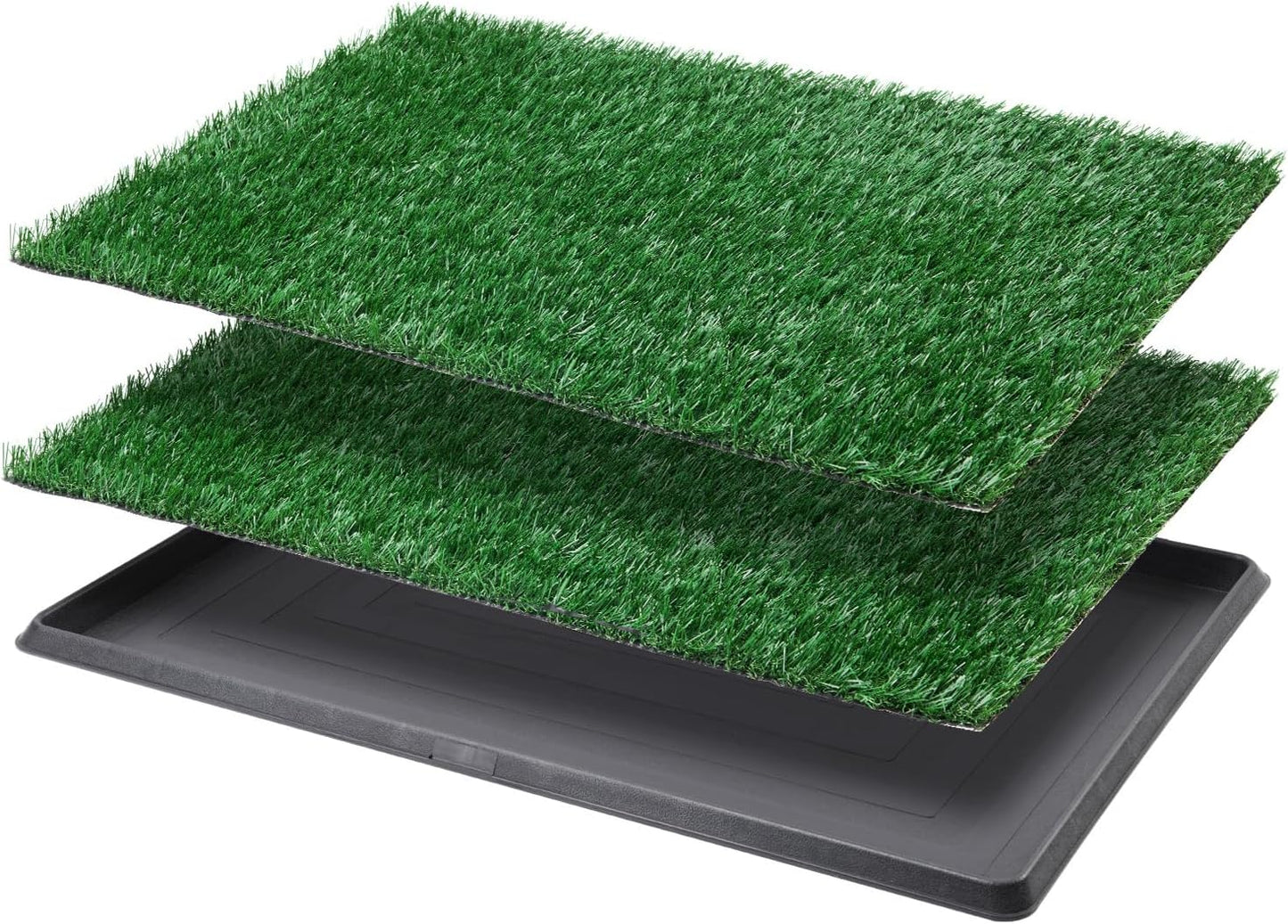 Dog Grass Pad with Tray - 16x20in for Apartment Balcony Use-Buy Now & Get a Free Extra Grass Pad!