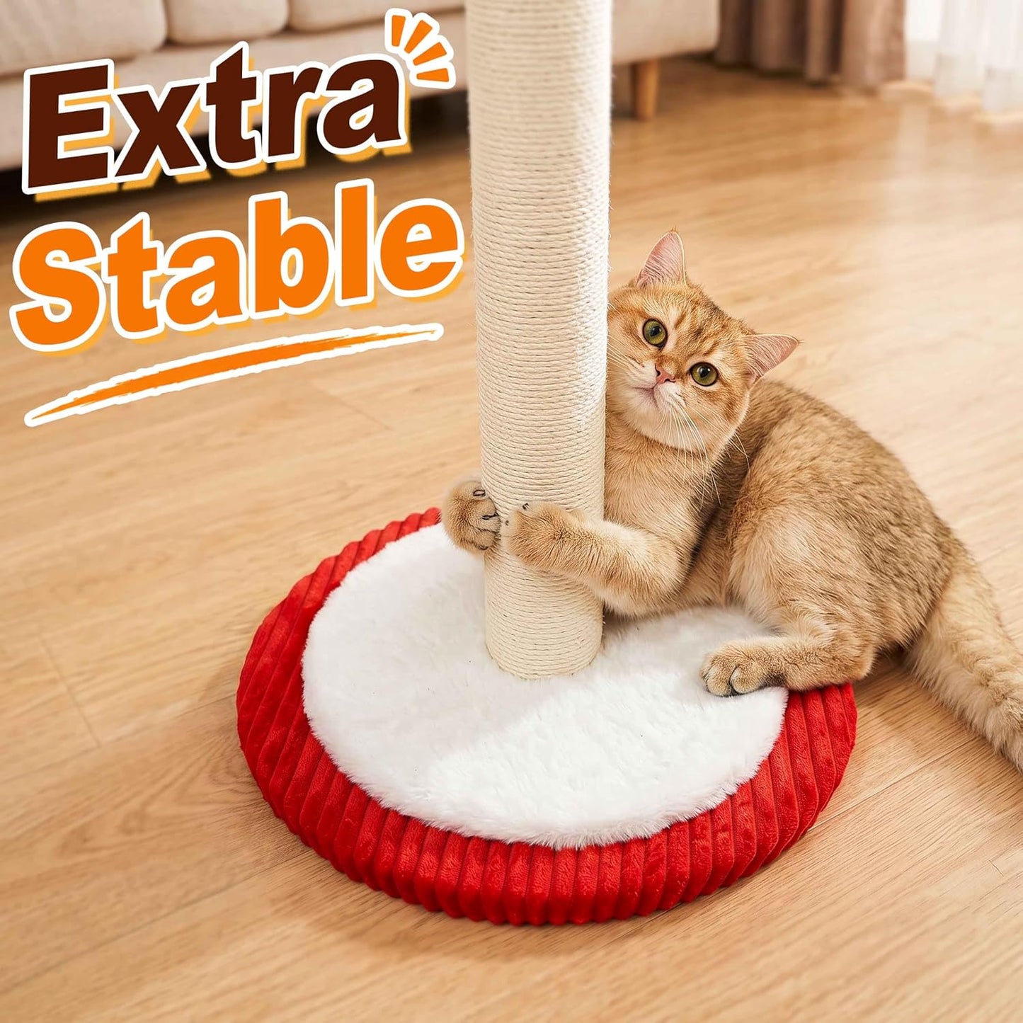 🔥 Limited-Time Deal: Interactive Carousel Cat Scratcher with Hanging Toys